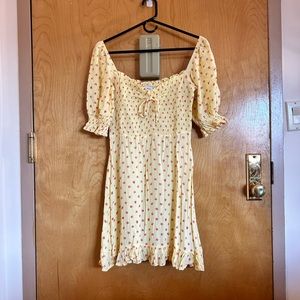 Faithful The Brand Puff Sleeve Mini Dress